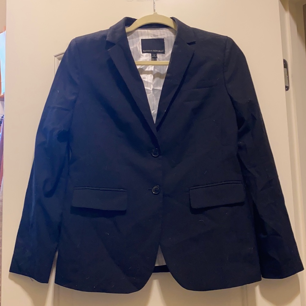 Banana republic blazer petite